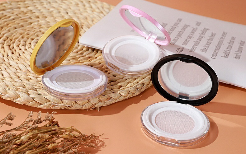 楽天市場】送料無料 フェイスパウダー用ケース 詰め替え容器 空容器 鏡