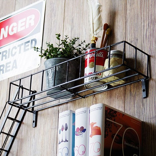 楽天市場】ウォールシェルフ 壁収納棚 収納棚 ファイヤーエスケープ