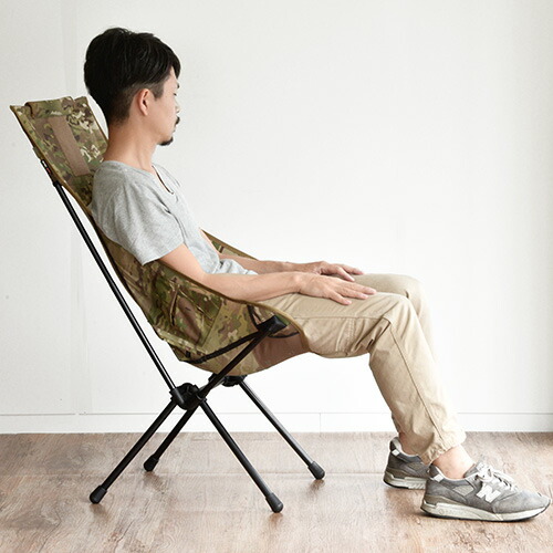 ヘリノックス タクティカルサンセットチェアカモ一脚