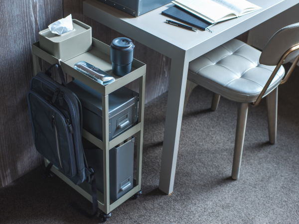 楽天市場】スチールワゴン 4020ワゴン キャスター付き スリム