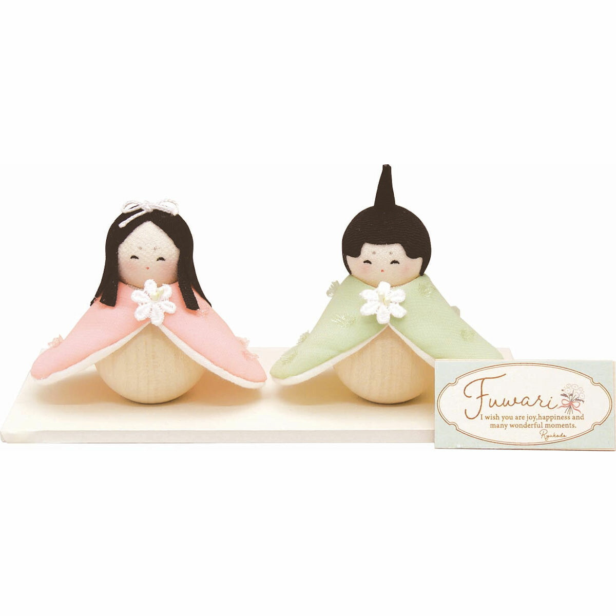 楽天市場】雛人形 雛飾り Fuwari Hina ナチュラル コンパクト