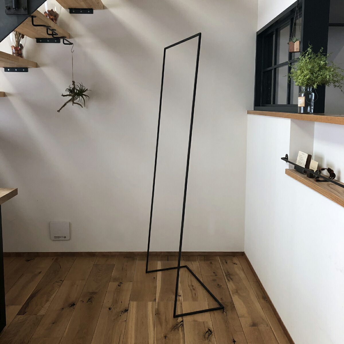 楽天市場】アイアン ハンガーラック おしゃれ スリム シンプル L type