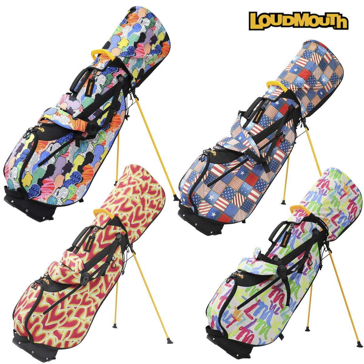 楽天市場】キャディバッグ ラウドマウス 9型の通販