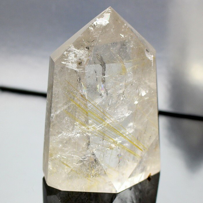楽天市場】ルチルクォーツ ポイント rutile quartz 金針水晶 ルチル