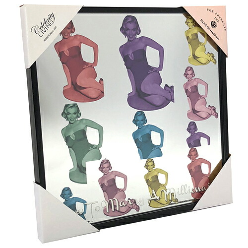 楽天市場】マリリン・モンロー ミラーアートフレーム 鏡 ミラー