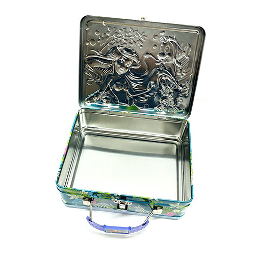 楽天市場】リトルマーメイド ティン ボックス ( 水色 ) 20091b