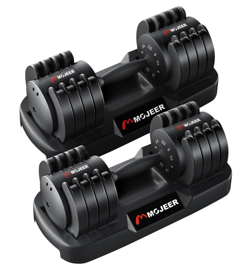 楽天市場】MOJEER ダンベル 可変式 11.5kg/20kg/25kg/32kg 1個 2個