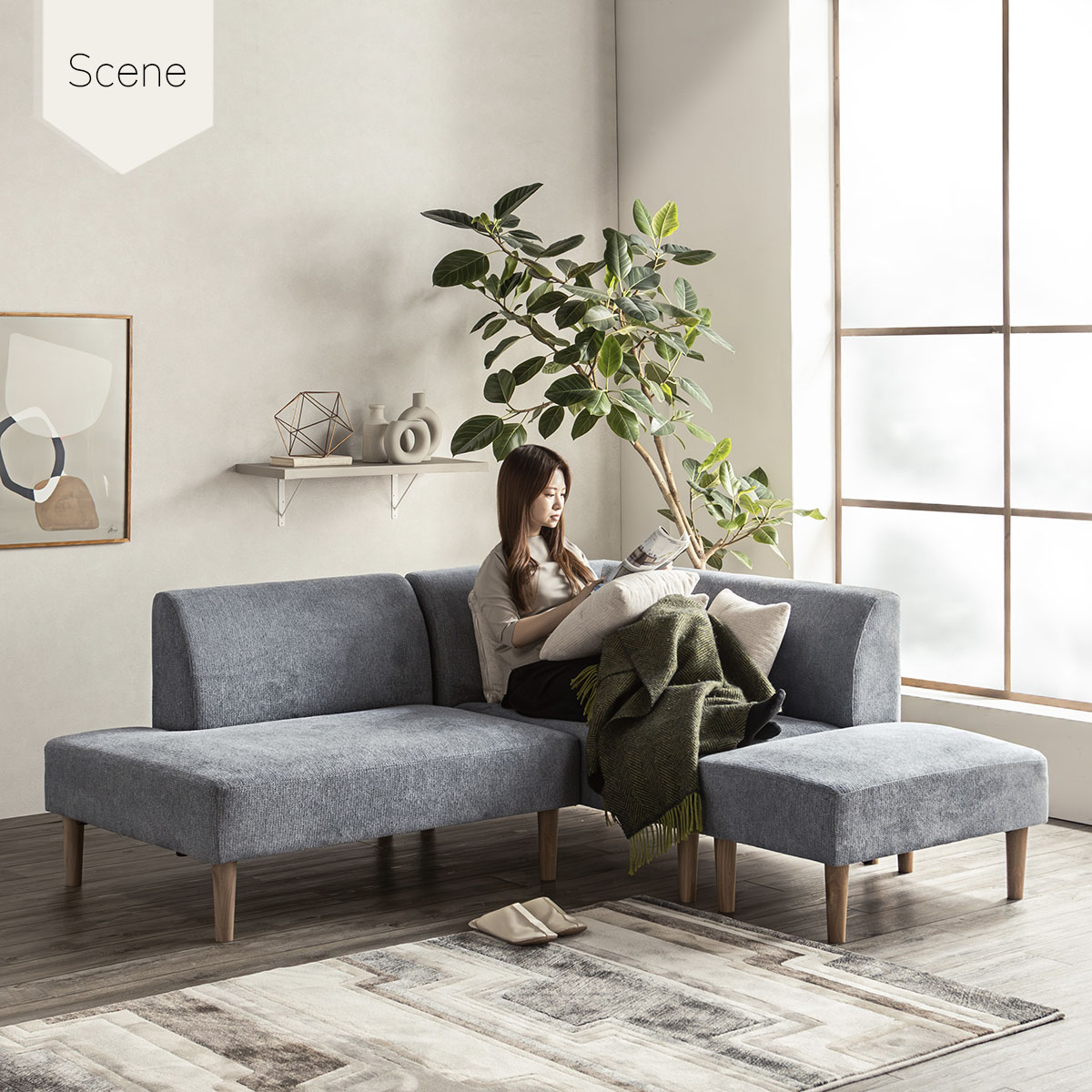 楽天市場】【送料無料】カウチソファ ロータイプ カウチ ソファ