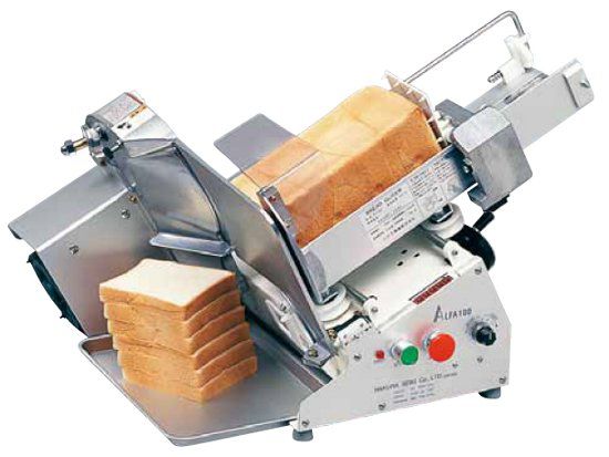 楽天市場】ハクラ精機 1枚切り自動動スライサー A-100 アルファ100