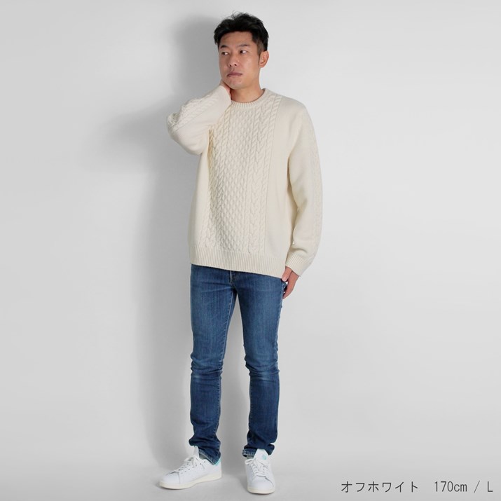 楽天市場】PRODIGAL メンズ ニット ケーブル カシミヤ 100％ 日本製