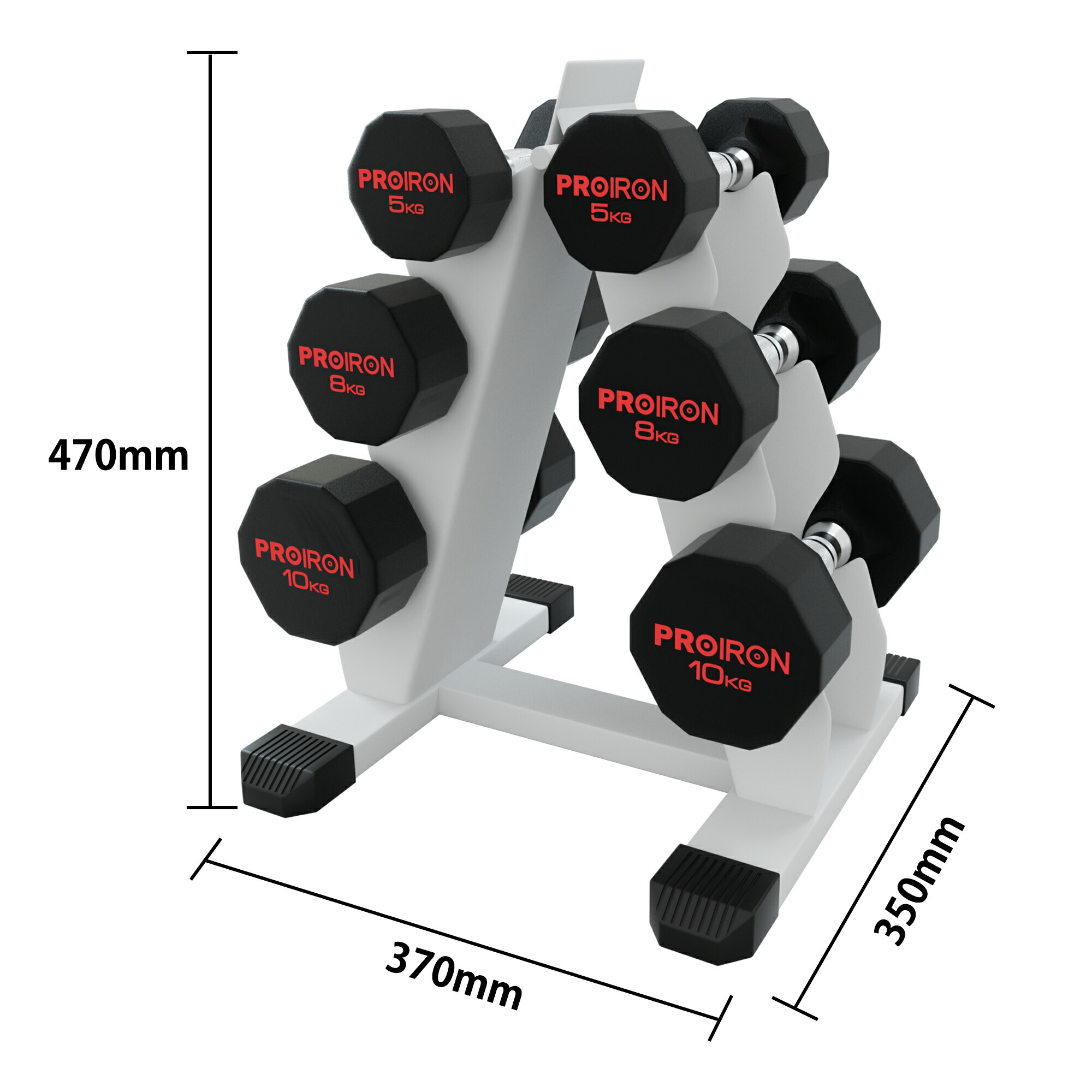 楽天市場】PROIRON ワンピース鋼 ダンベル だんべる 3kg 5kg 8kg 10kg