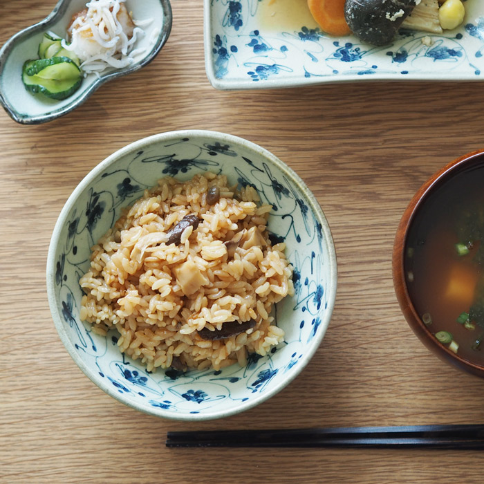 楽天市場】石井桃子 花唐草 碗 / 和食器 陶器 砥部焼 作家もの 染付