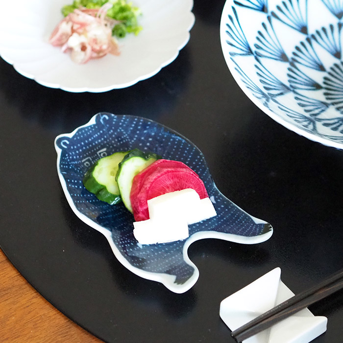 楽天市場】倉敷意匠 kata 印判手豆皿 クマ / カタカタ 印判手皿 和食器