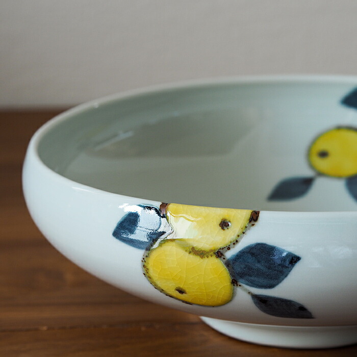 楽天市場】徳永遊心窯 色絵 みかん 7寸鉢 / 徳永遊心窯 色絵 みかん 大