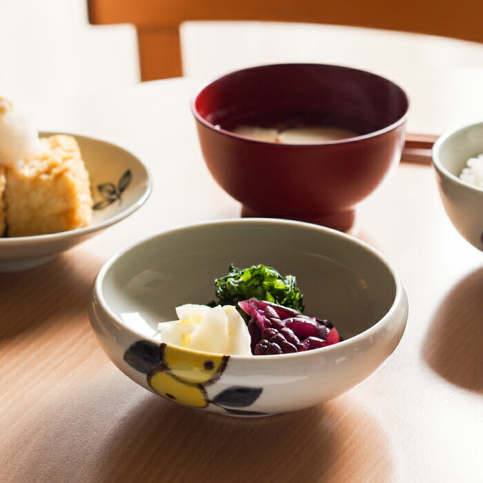 楽天市場】徳永遊心窯 色絵 みかん 4.5寸鉢 / 徳永遊心窯 色絵 みかん