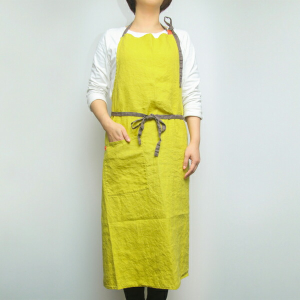 楽天市場】リーノ・エ・リーナ フルエプロン マノン ミモザ / Lino e