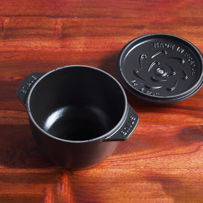 楽天市場】ストウブ ラ ココット デ ゴハン S 12cm ブラック / staub