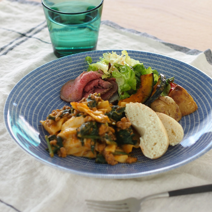 楽天市場】アラビア 24h アベック プレート 26cm ブルー / ARABIA Avec