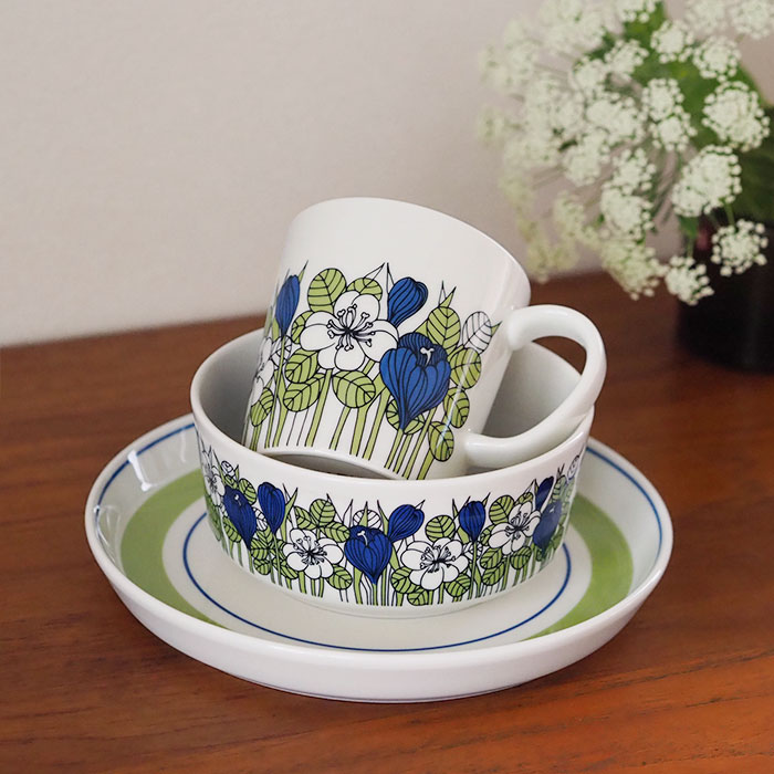 楽天市場】アラビア クロッカス マグ 300ml グリーン / ARABIA Krokus