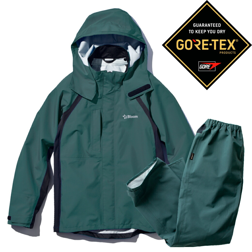楽天市場】GORETEX Bloomウェア 上下セット セージグリーンM-3L限定色