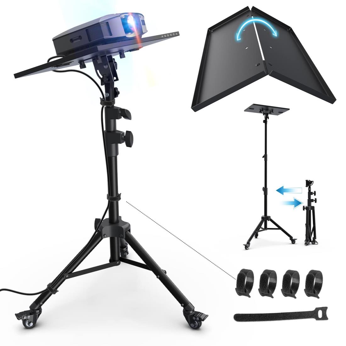 楽天市場】NODOCA プロジェクター台 三脚式 プロジェクター スタンド