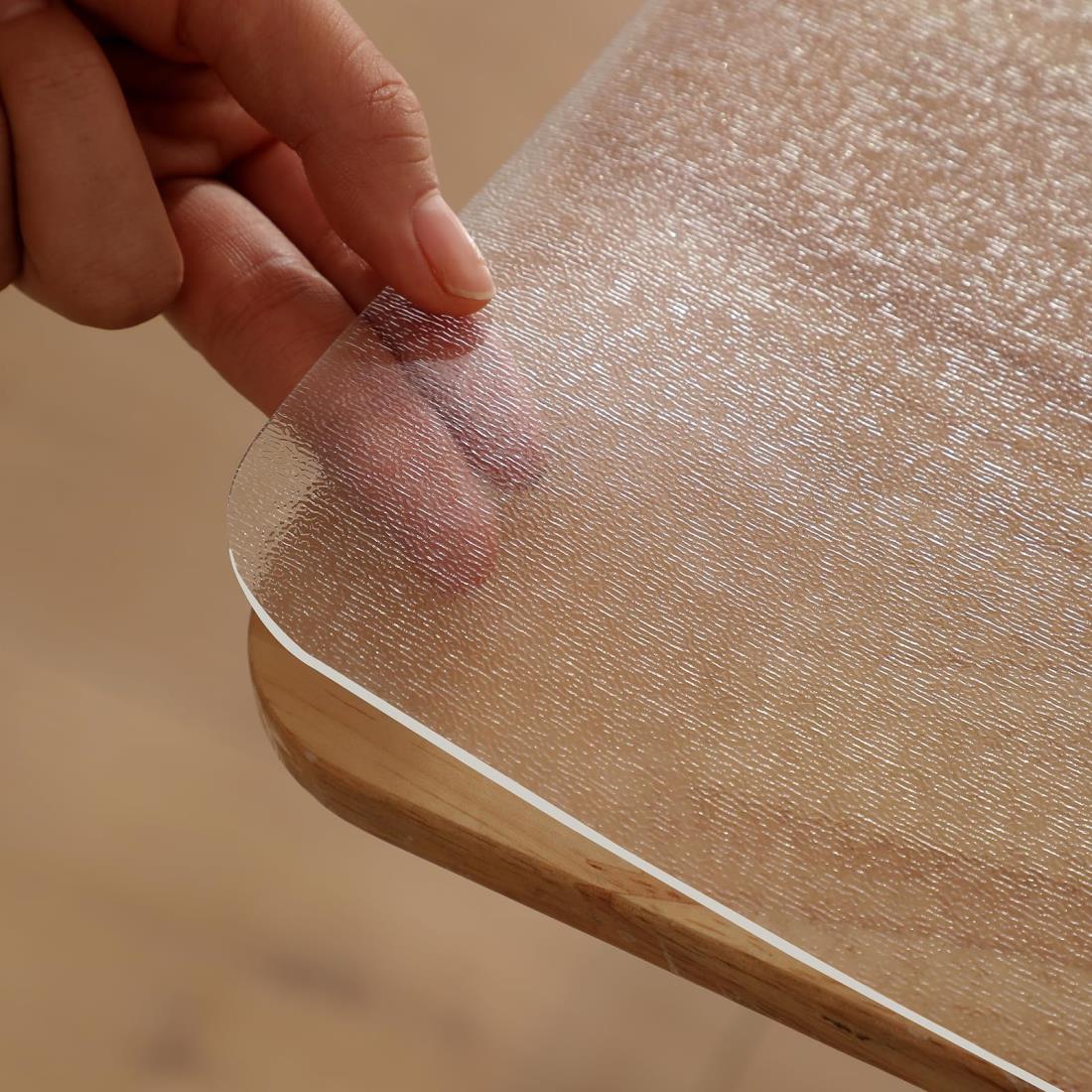 楽天市場】Yiwbj テーブルクロス エンボス加工 透明 40x60cm 厚さ1.5mm