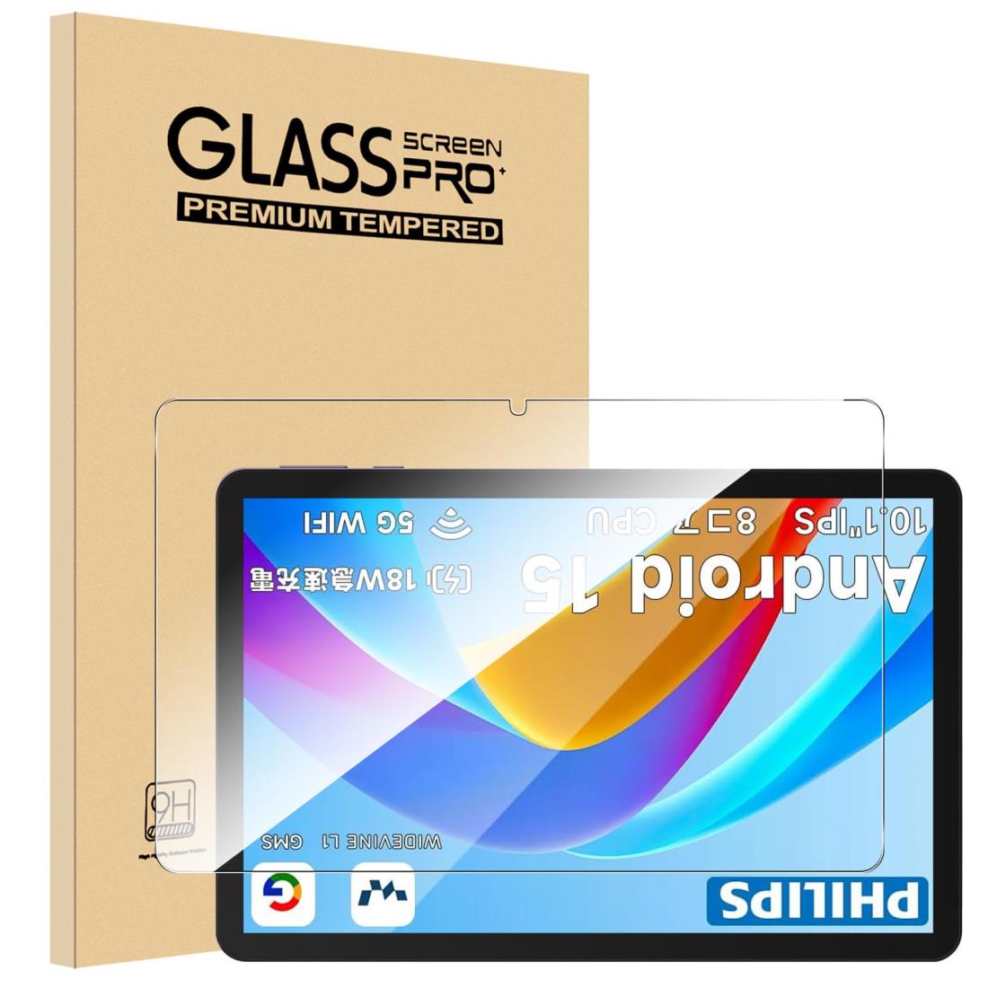 楽天市場】【1枚セット】For PHILIPS タブレット 10インチ T7315