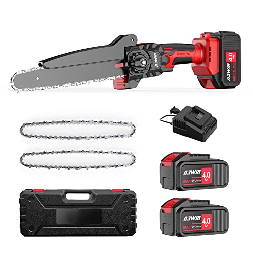 楽天市場】ナウィン 充電式チェーンソー 8インチ ガイドバー200mm 工具