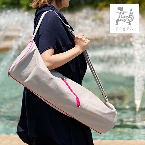 イエロー ヨガマット 収納バッグ付き 61cm X 185cm ヨガマットケース ラリーカンバディア ヨガ ヨガマット バッグ