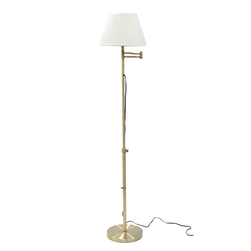 楽天市場】プリーツシェードフロアランプ【クラシカル アンティーク調