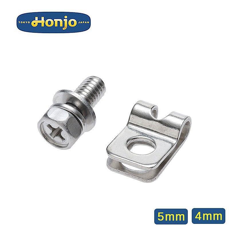 楽天市場】ホンジョ Rバンドクリップセット 4個 ステー用 Honjo