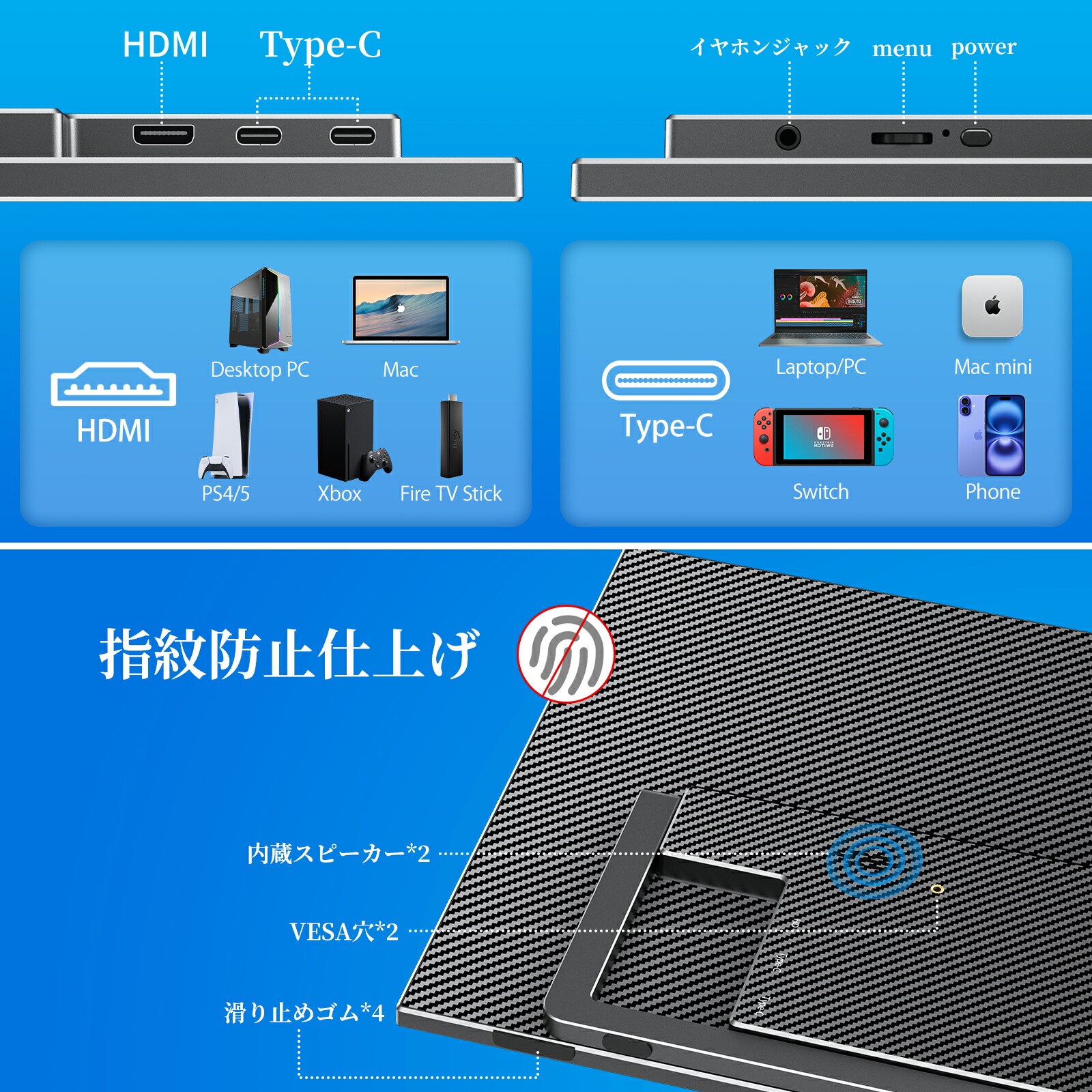 楽天市場】【10倍ポイント！】kksmart モバイルモニター 16インチ 自立