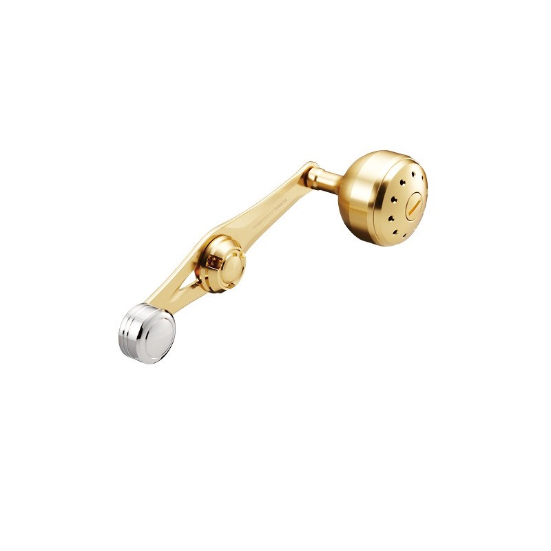 楽天市場】シマノ 夢屋 パワーバランスハンドル65mm アルミゴールド