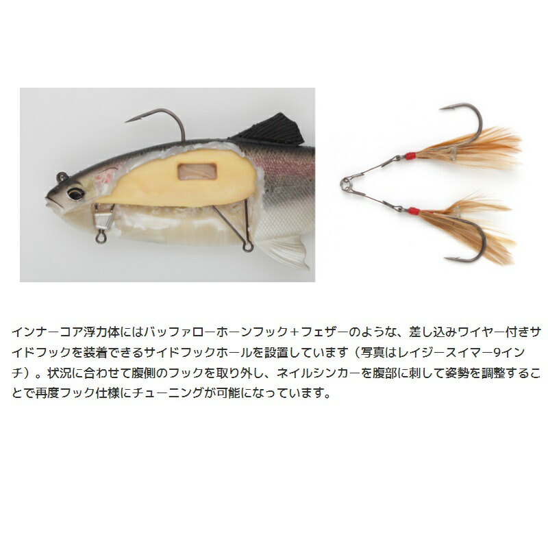 イマカツルアーセット三原アベンタRS ギルロイドレイジースイマー