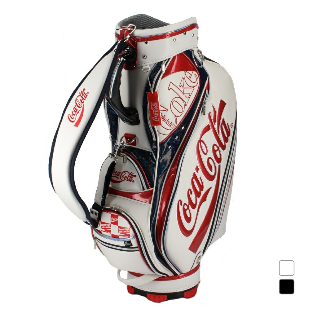 楽天市場】コカ・コーラ Coca-Cola メンズ ゴルフ キャディバッグ CC