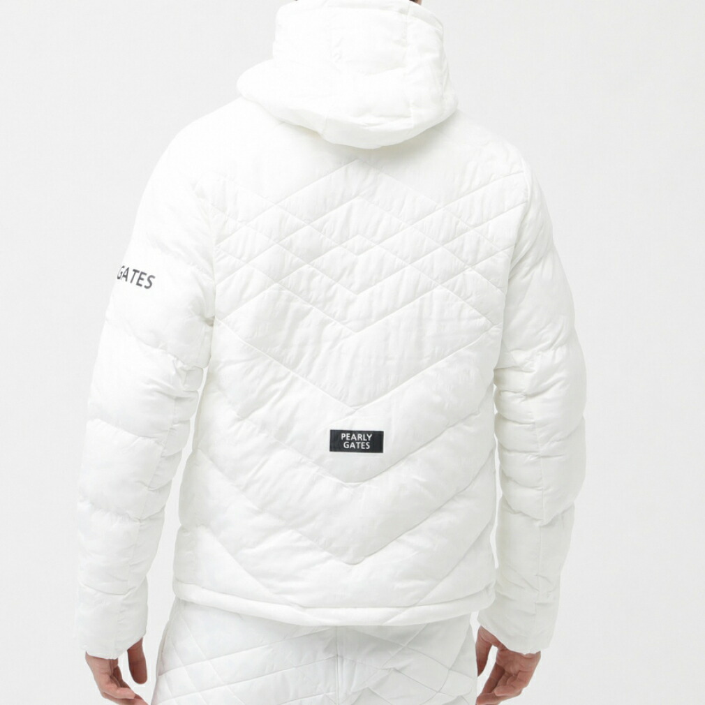 新品パーリーゲイツ】2025年Nyストレッチ中綿フーディブルゾン