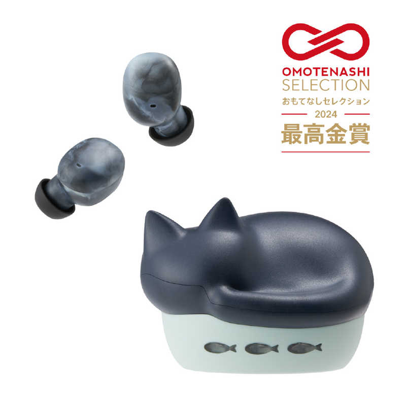 楽天市場】ラディウス 完全ワイヤレスイヤホン NEKO 猫 クロ