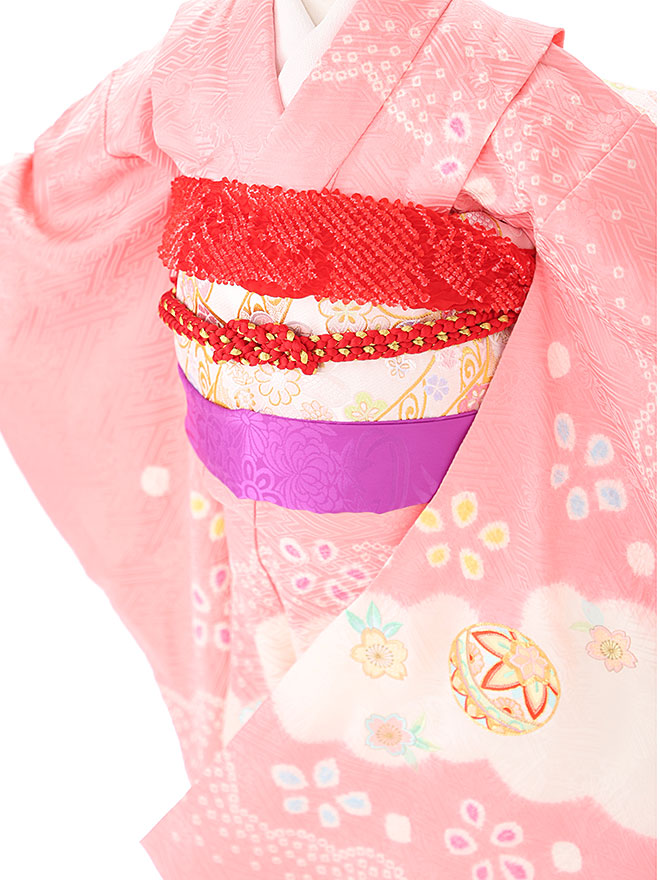 楽天市場】【正絹 鹿の子絞り】古典柄 七五三 7歳 正絹 レンタル