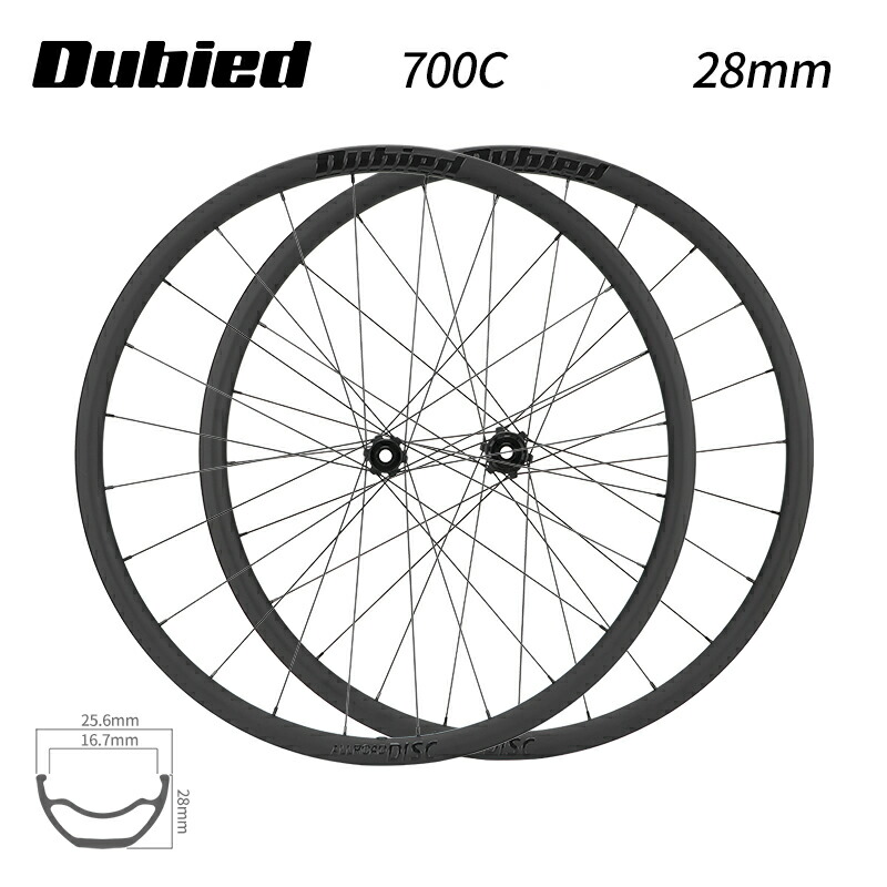 楽天市場】DUBIED カーボンホイール 700C ロードバイクホイール 完組