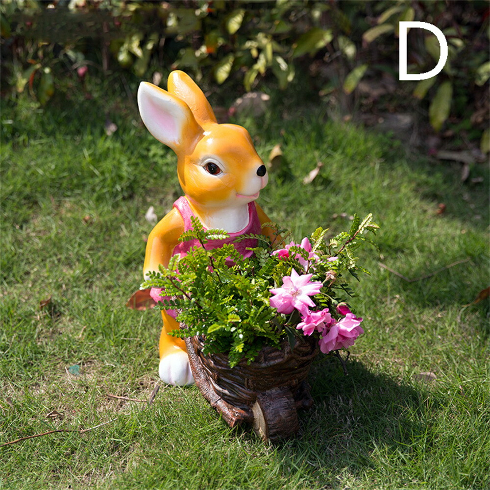 楽天市場】ガーデン ラビット プランター 一個 かわいい おしゃれ 鉢