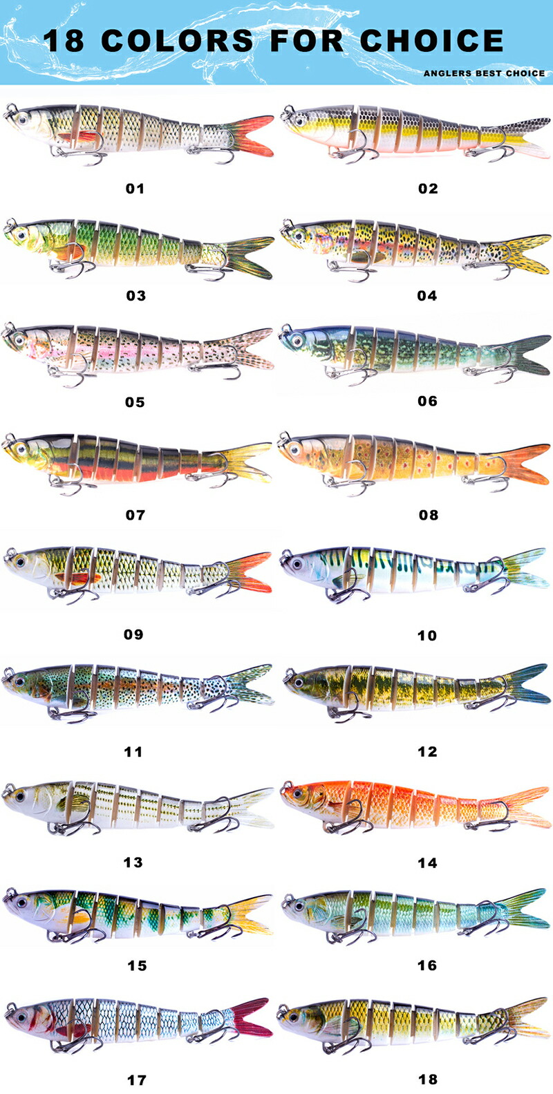 楽天市場】6本セット ビッグベイト ルアー ゆらゆら シーバス ルアー