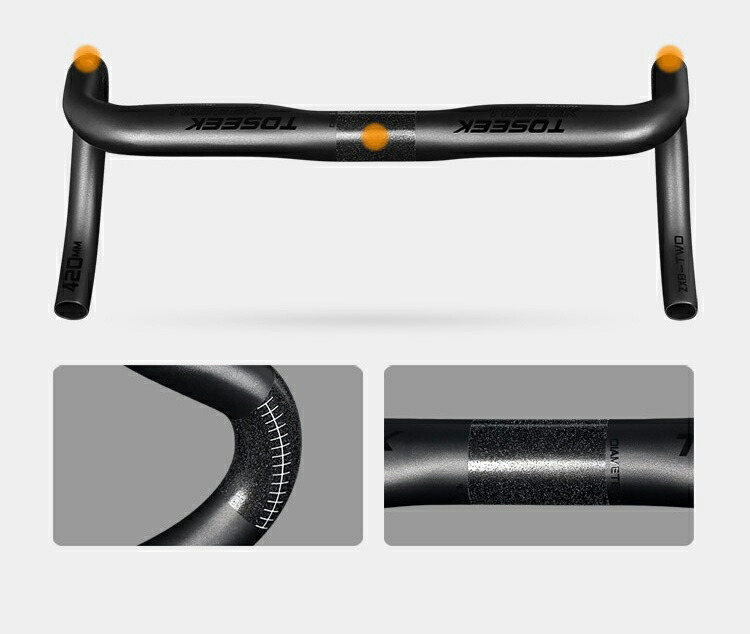 楽天市場】TOSEEKハンドル カーボンハンドル ドロップハンドル ZXB-TWO