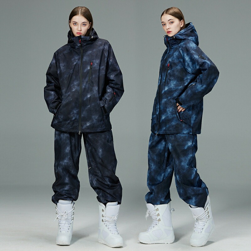 楽天市場】スキーウェア上下セットメンズ レディース スノーボード