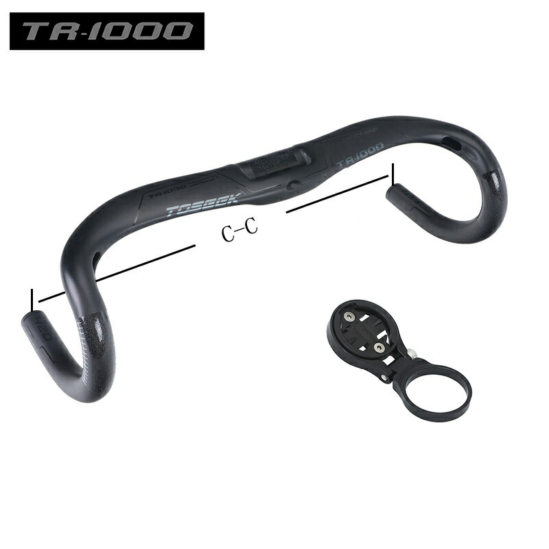 楽天市場】TOSEEKドロップハンドル カーボンハンドル ロードバイク