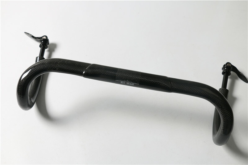 楽天市場】ロードバイクハンドル φ31.8mm 無地3K 東レT800カーボン 超