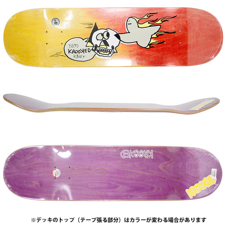 楽天市場】スケボー デッキ クルーキッド KROOKED KNOX BURN BIRD DECK