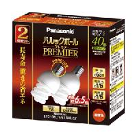 パナソニック パルックボールプレミア D10形 E17口金 電球色 2個入