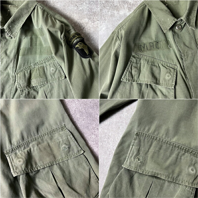 楽天市場】雰囲気系 60s 68年製 US ARMY 米軍実物 4th ジャングル