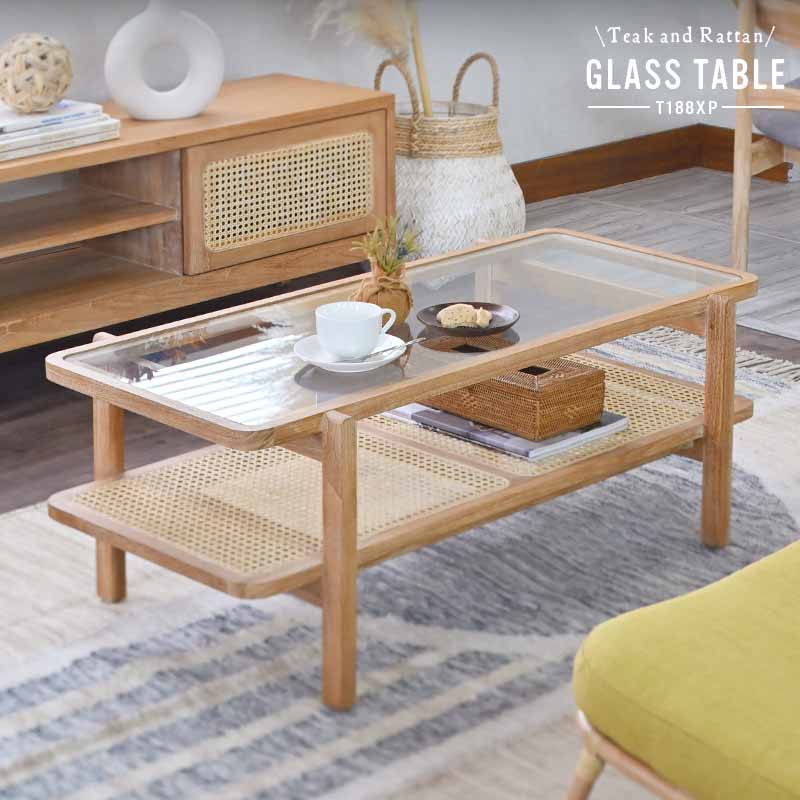 楽天市場】アジアン家具 KAGOME センターテーブル ローテーブル ガラス