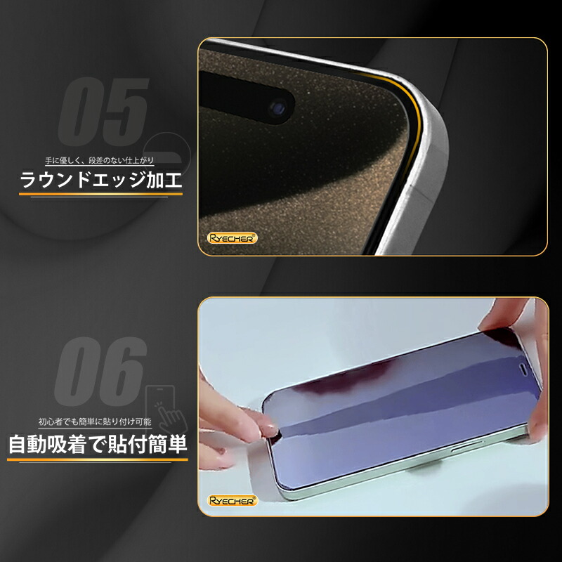 楽天市場】iPhone14 ガラスフィルム アンチグレアフィルム さらさら